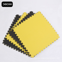 Amarillo de alta densidad Color negro Ejercicio Sanda Judo Mat